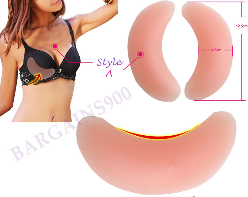 Breast Enhancer Silicone Fillet Bra Insert (Natural Enhancement)