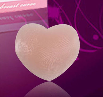 2PC Love Heart Shaped Silicone Adhesive Nipple Covers Breast Pads