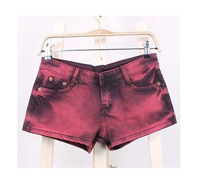 Ladies Denim Shorts RED Size 30 (AU 8)