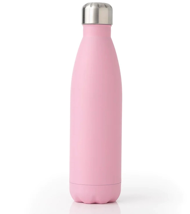 750ml Large Stainless Steel Vacuum Insulated Sports Water Bottle Thermal Flask (Pink)