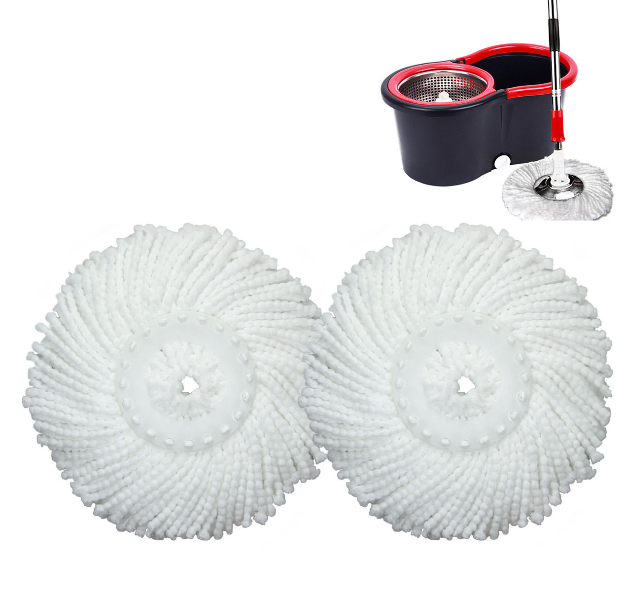 Microfiber Spin Mop Head (1 Mop Pad)