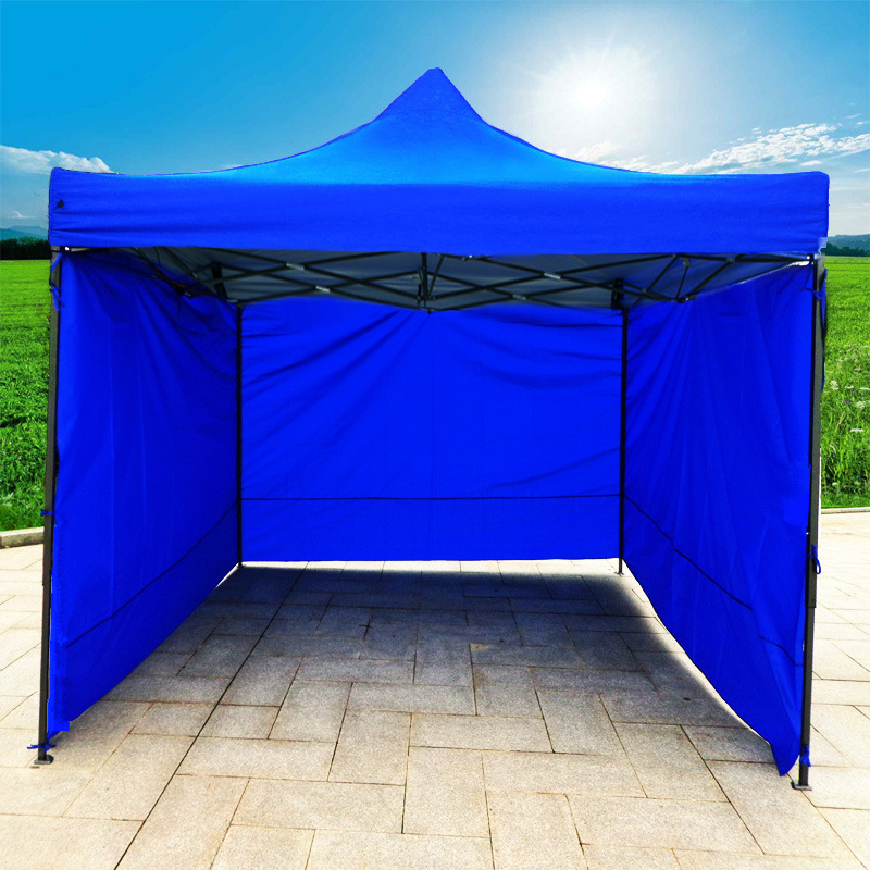 3-Side Gazebo Walls 3m x 3m (Blue- Walls Only)