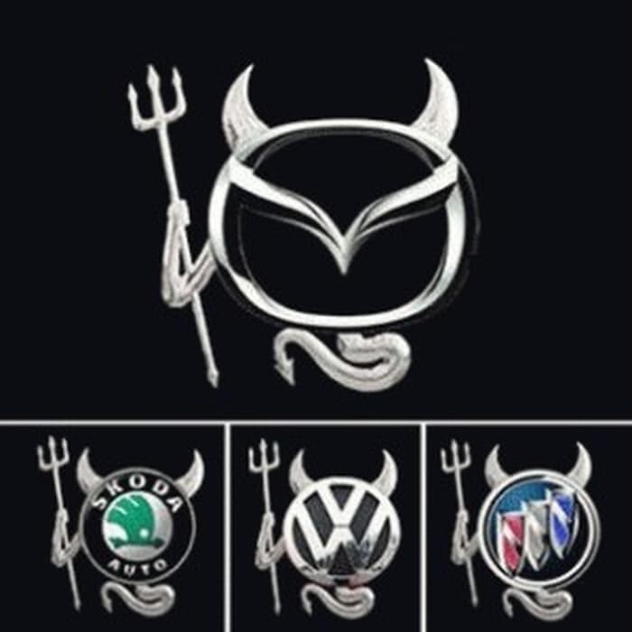 3D Devil Car Sticker Auto Decal Self-adhesive