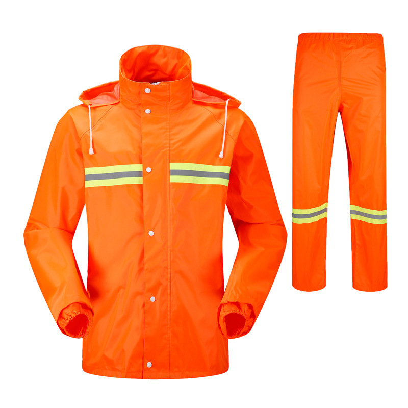 Hi Vis Rain Coat & Trousers Set