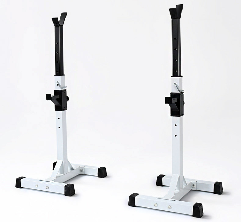 Fitplus Squat Rack Bench Press Weight Lifting Stand Pair 