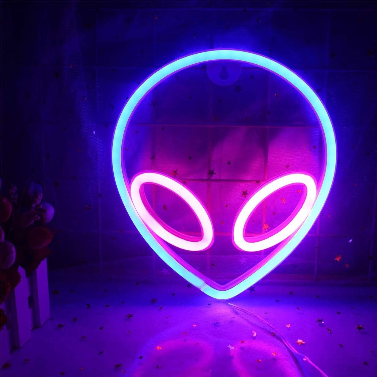 Alien Neon Light Sign LED Lamp Decor