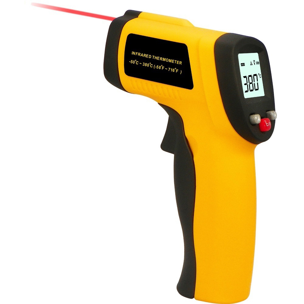 Infrared Non-contact Thermometer with Laser Aimpoint