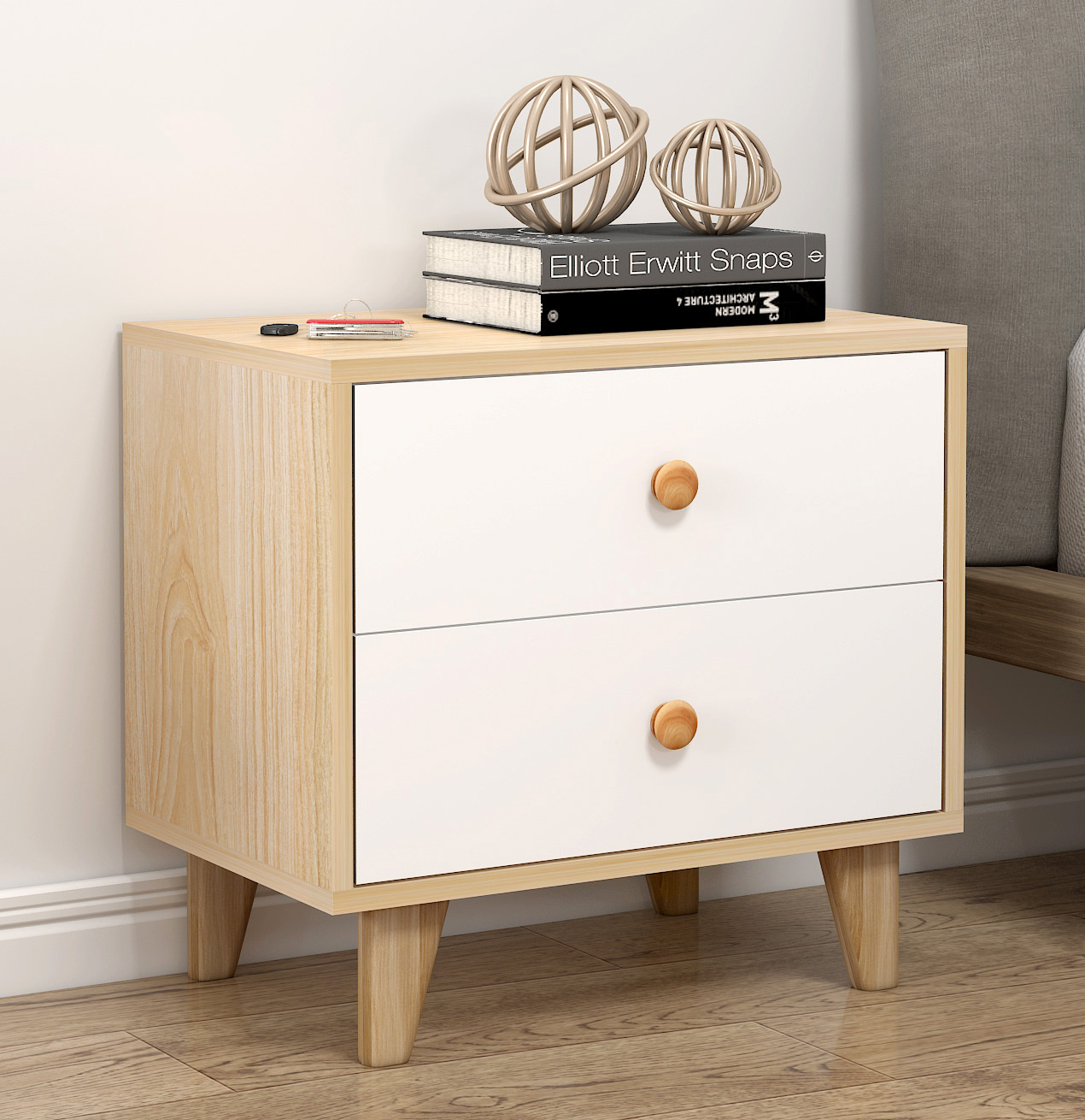 Deluxe Unity Bedside Table Nightstand 