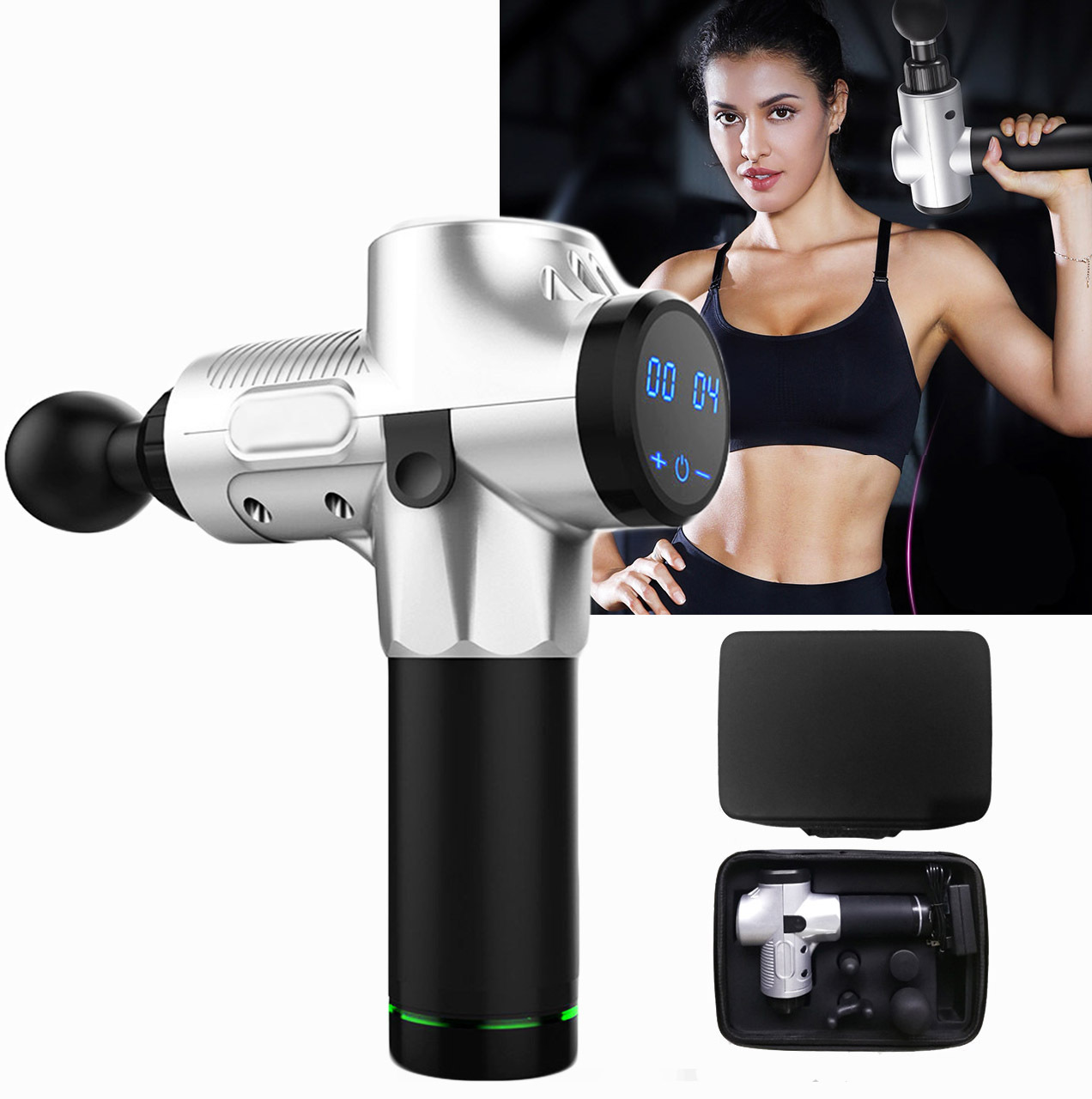 Portable Massage Gun Percussive Vibration Therapy 