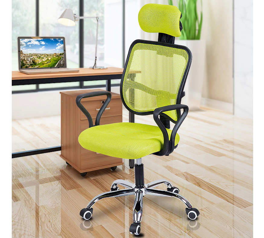 Advanced High Back Deluxe Ergonomic Office Chair (Fresh Green)