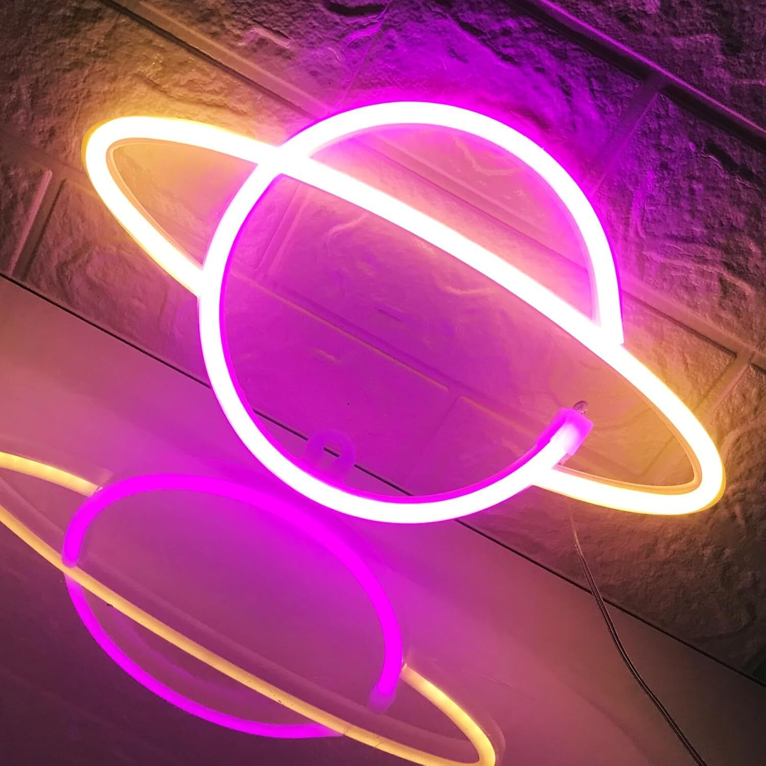 Planet Neon LED Night Light Lamp