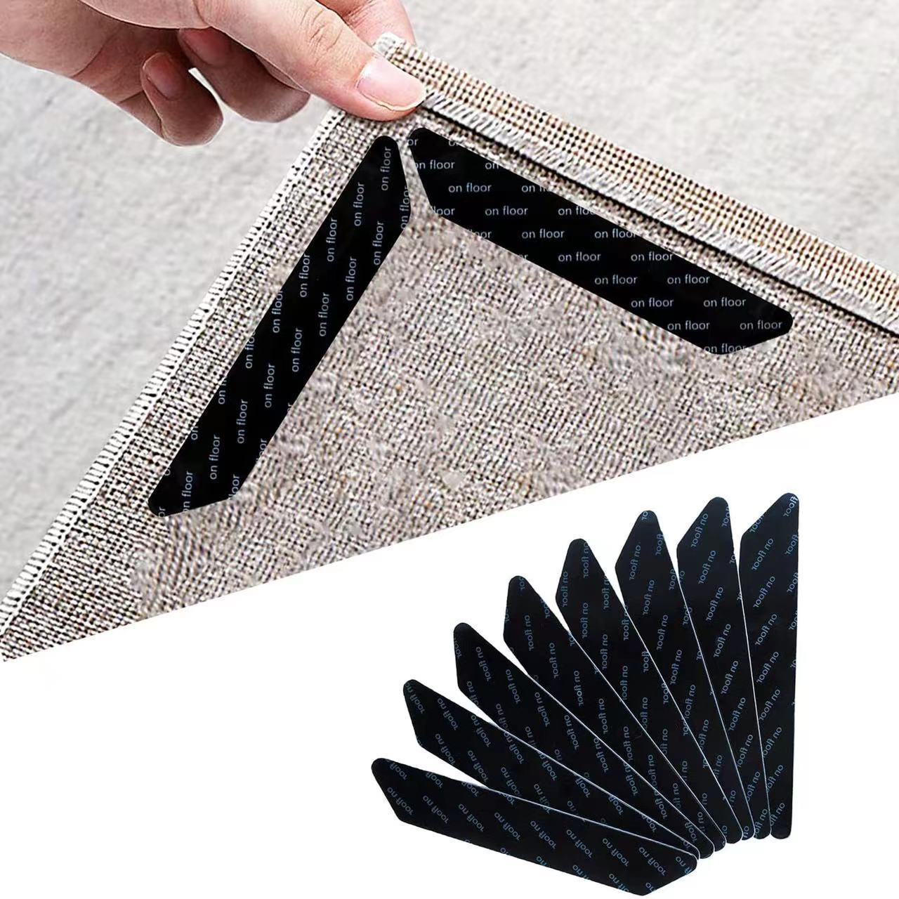 8 PCS Rug Gripper Non-Slip Carpet Grip Floor Pads