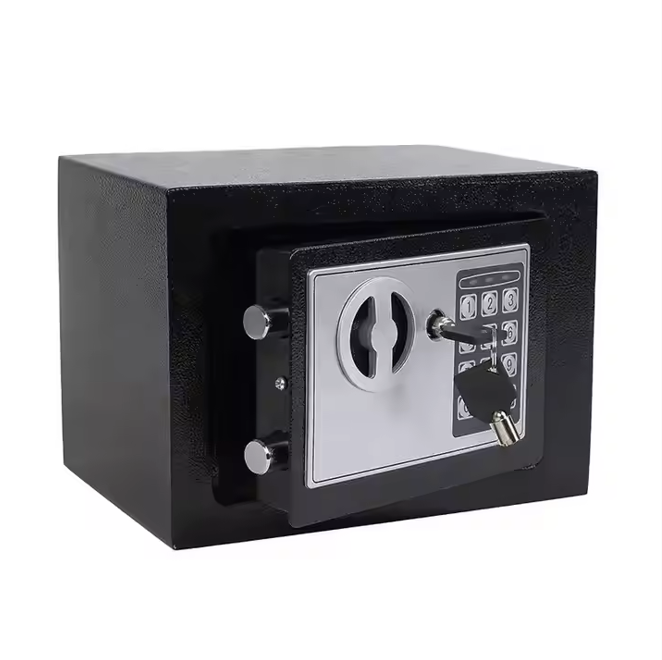 Anti-Theft Fireproof Digital Home Safe with Keypad and Key Lock