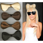 Lady Gaga Bow Hair Clip (Auburn Brown)