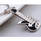 Electric Guitar Keychain Metal Key Chain Keyring