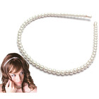 2 x Faux Pearl Beads Hairband Alice Tiara Hair Band