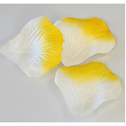 100 Wedding Bridal Flower Rose Petals (Ivory & Gold)