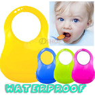 6 x  Waterproof Adjustable Bibs with Crumb-Catcher