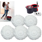 5 x Microfiber Spin Mop Heads (5 Mop Pads)