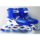 Adjustable Roller Blades Inline Skates (Blue , L)