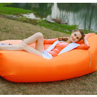 Inflatable Air Sofa Lounger Lazy Couch in Portable Bag (ORANGE)