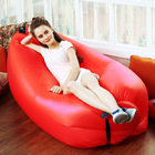 Inflatable Air Sofa Lounger Lazy Couch in Portable Bag (RED)