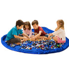 Large Toy & Lego Storage Bag & Playmate (Blue)