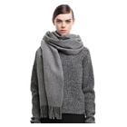 Soft Long Woven Wool Scarf