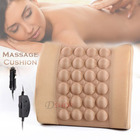 Turbo Vibration Electric Car Back Massage Cushion 12V (Beige)