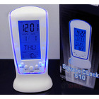 2 x Multifunction LCD Digital Alarm Clock with Calendar & Thermometer