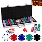 500 Chip Deluxe Professional Poker Game Set in Aluminium Case