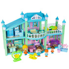 Multi-level Large Mansion Castle Doll House Palace Toy Set with Furniture