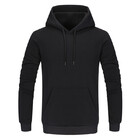 Hooded Pullover Jumper Sweater (Black)