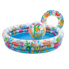 Intex Swimming Pool + Beach Ball + Swim Ring Play Set