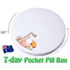 7 Day Medication Organizer Tablet Storage Pill Box Holder