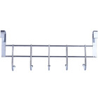 Large 5 Hook Over Door Steel Hanger Hanging Rack