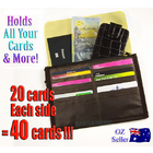 40 Cards Organiser Purse Wallet 