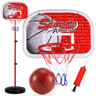 Portable Adjustable Junior Basketball Hoop Set 1.6m