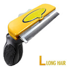 Pet Deshedding Tool Fur Eliminator for Dog (Long Hair L)