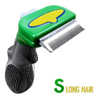 Pet Deshedding Tool Fur Eliminator for Dog (Long Hair S)