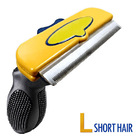 Pet Deshedding Tool Fur Eliminator for Dog (Short Hair L)