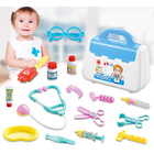 Children's Doctor Play Toy 15PC Kit (Blue Set)