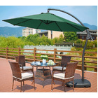 3m Heavy Duty Round Cantilever Outdoor Umbrella (Green)