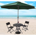 Alfresco 2.7m Steel Outdoor Garden Patio Market Umbrella (Green)