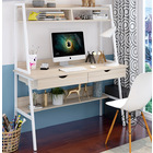 Liberty Computer Desk Workstation with Shelves & Drawers (White Oak)