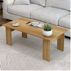 Aphrodite Wooden Coffee Table Desk (Natural Oak)