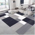 4m Extra Large Check Rug Carpet Mat (400 x 200)