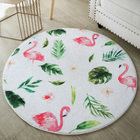 Lush Plush Infinity Round Tropical Rug 