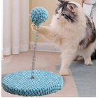 Cat Scratching Teaser Toy Spring Scratcher