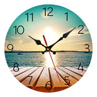 Wooden Beach Home Decor Wall Clock